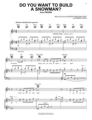 do you wanna build a snowman sheet music - 探索冰雪奇缘的音乐魅力