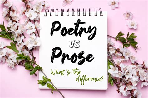 how does poetry differ from prose? the rhythm of words