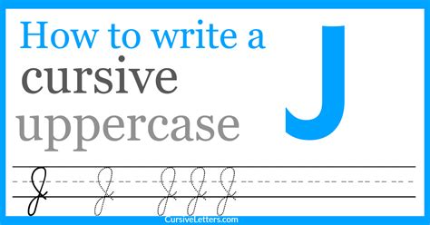 how to write a cursive j capital and the power of perseverance in writing